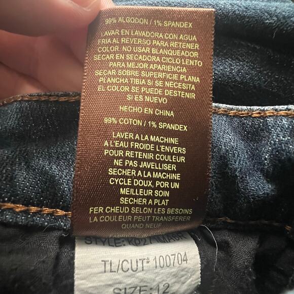 Kut From The Kloth Woman’s Diana Relaxed Fit Skinny Jeans- Size 12 - Picture 5 of 11
